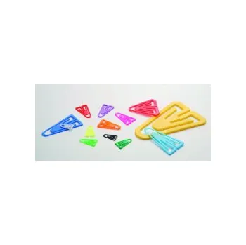 Obalový materiál Conmetron kancelářské sponky dopisní 624, plastiklips V,60mm