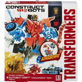 Figurka Hasbro Transformers 4 Construct Bots Transformer se zvířetem Optimus Prime a Gnaw Dino