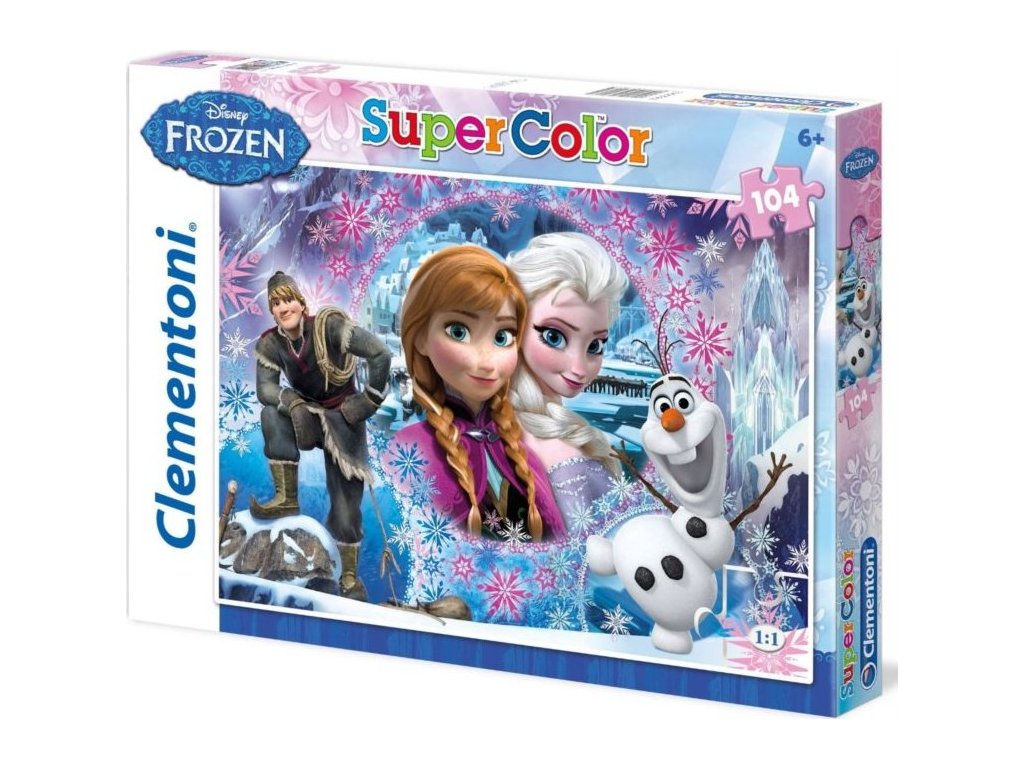 Clementoni Supercolor Ledové království 104 dílků od 239 Kč - Zbozi.cz