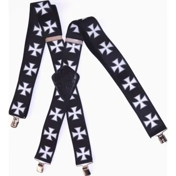 Kšandy Dodavatel Choppers styl Gumové motorkářské šle s potiskem Maltézák.SLE21