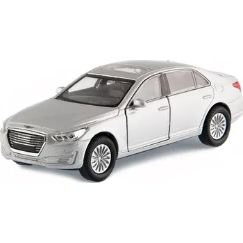 autíčko Welly Hyundai Genesis G90 stříbrný 1:34