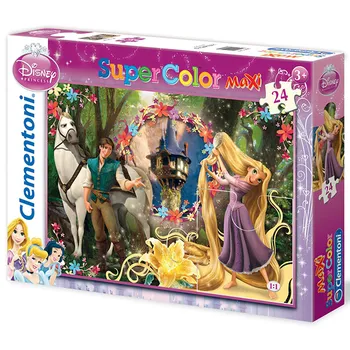 puzzle pro nejmenší Clementoni Maxi Rapunzela 24 dílků