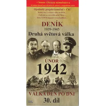 DVD film Deník - Druhá světová válka díl 30. - Únor 1942 - DVD