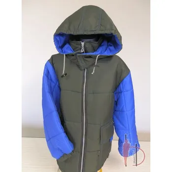 Dívčí bunda chlapecké bundy, velikost 152, Barva Olivově zelená, Složení materiálu 100% polyamid