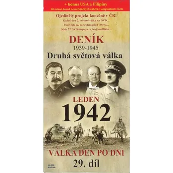 DVD film Deník - Druhá světová válka díl 29. - Leden 1942 DVD