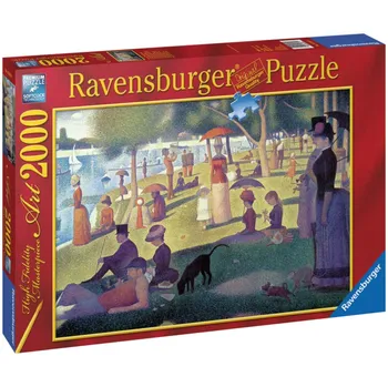 Puzzle Ravensburger Nedělní odpoledne na ostrově Grande Jatte 2000 dílků