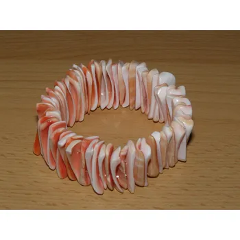 Drahý kámen Mušle - Náramek tyčky - knm2