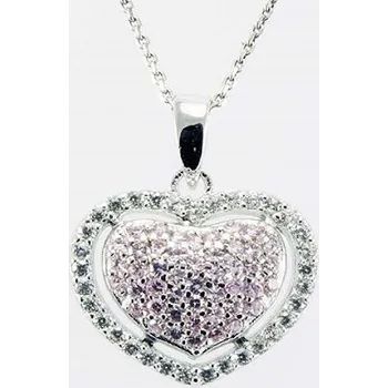 Přívěsek Zlatnictví U Kostela Stříbrný přívěsek srdíčko 348280 182588947