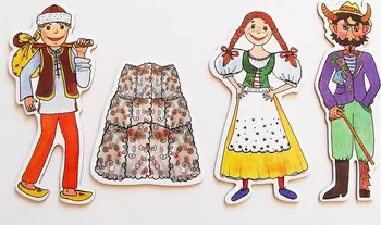Marionetino Čert, Honza a Káča figurky bez tyček 