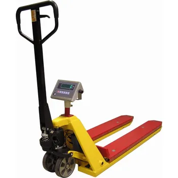 Paletový vozík Paletový vozík s váhou PV4T-LN-L600 - nerezové vidle