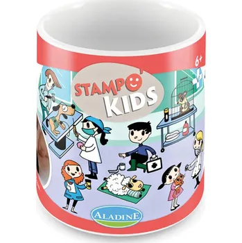 Dětské razítko Aladine dětské dřevěné razítka U zvěrolékaře