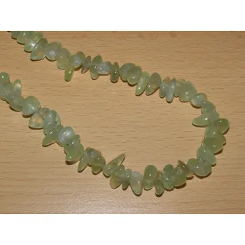 Drahý kámen Prehnit - Náhrdelník - nugety - kn27