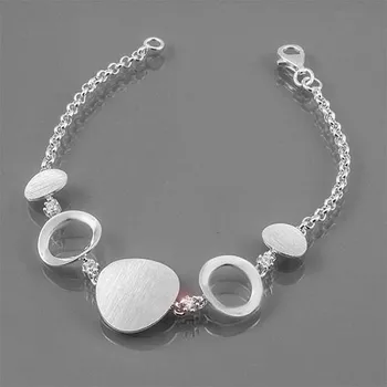 Náramek Zlatnictví U Kostela Dámský stříbrný náramek se zirkony AUS10455 182588387