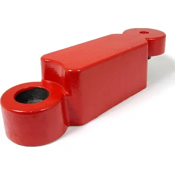 Zahradní obrubník Červený plastový silniční obrubník RePVC - délka 58 cm, šířka 16 cm, výška 15,8 cm