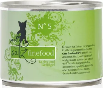 Krmivo pro kočku Pets Nature konzerva CF No. 5 s lososem a drůbežím masem 200 g 