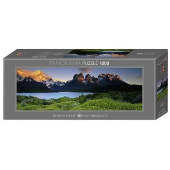 Puzzle Heye Panoramatické Cuernos del Paine Chile 1000 dílků