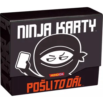 Desková hra Mindok Ninja karty: Pošli to dál