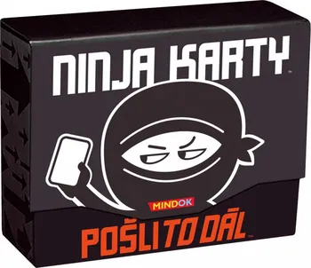 Desková hra Mindok Ninja karty: Pošli to dál