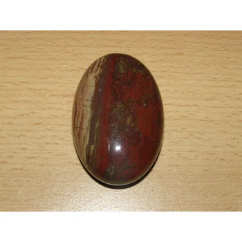 Drahý kámen Jaspis pestrý - Masážní kámen - mýdlo velké - kmv6