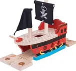 Bigjigs Toys Rail Pirátská galéra