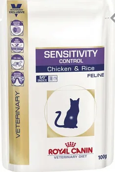Krmivo pro kočku Royal Canin VD Feline kapsičky Sensitivity Control kuře/kachna/rýže 12 x 100 g