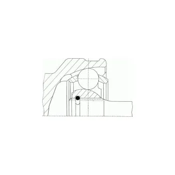 Poloosa kola Sada kloubů, hnací hřídel LÖBRO 302104 - SUBARU