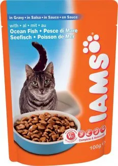 Krmivo pro kočku Iams Cat Adult kapsička Ocean Fish 100 g