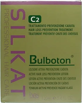 Vlasová regenerace BES Silkat Bulboton/Lozione C2 aktivní tonikum prevence proti padání vlasů 12 x 10 ml