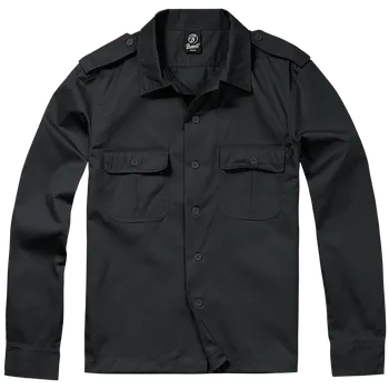 Pánská košile Košile US Shirt Longsleeve černá XXL
