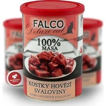 Krmivo pro kočku Falco Cat Deluxe kostky hovězí svaloviny 400 g