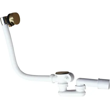 Sifon Sifon vanový s napouštěním přepadem, stará mosaz, 57 cm NP0002/570SM