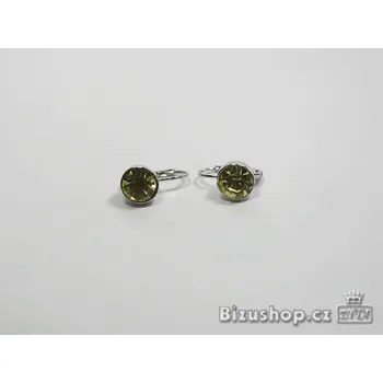 Náušnice Náušnice se skleněným žlutým kamínkem 2726