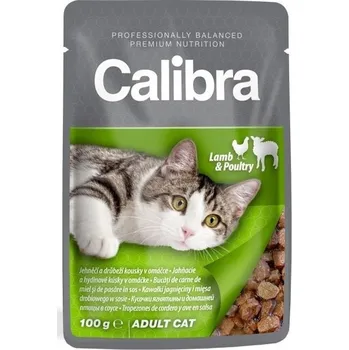 Krmivo pro kočku Calibra Cat Adult kapsička Lamb/Poultry