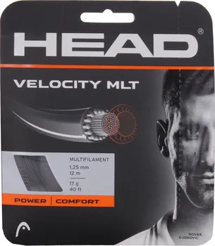 Struna na výplet tenisové rakety Head Velocity MLT 1,30, 12 m černý