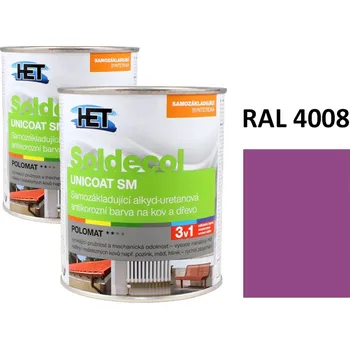 univerzální barva Soldecol UNICOAT SM 0,75 L RAL 4008