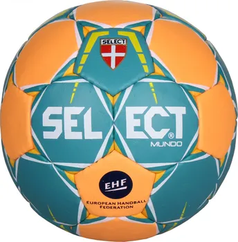 Míč na házenou Select HB Mundo 2017 zelený/oranžový