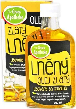 Rostlinný olej Green Apotheke Lněný olej zlatý