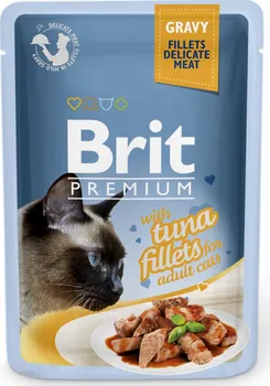 Krmivo pro kočku Brit Premium Cat Fillets in Gravy with Tuna 85 g