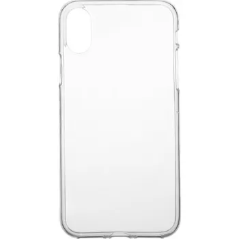 Silikonový zadní kryt pro Apple iPhone XS / iPhone X - transparentní