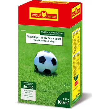 Travní směs WOLF Garten SG 100 osivo pro sport a hry 2 kg