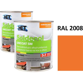 univerzální barva Soldecol UNICOAT SM 0,75 L RAL 2008