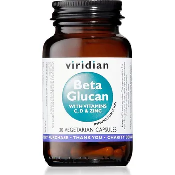 Viridian Beta Glucan 30 cps.