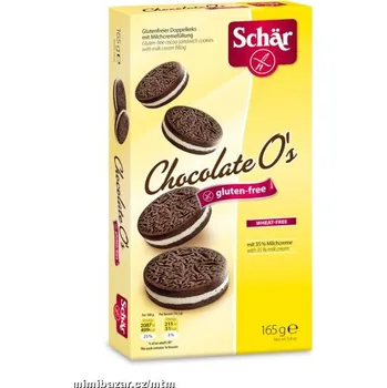 Schär - BEZLEPKOVÉ čoko SUŠENKY 165g - Německo!