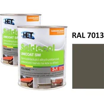 univerzální barva Soldecol UNICOAT SM 0,75 L RAL 7013