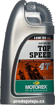 Motorový olej Motorex Top Speed 4T 15W-50