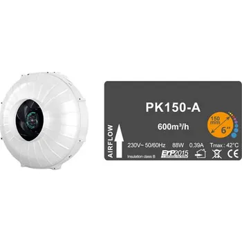 Domácí ventilátor PRIMAKLIMA Ventilátor PRIMA KLIMA 150A - 600m3/h - Ø150mm - 1 rychlost