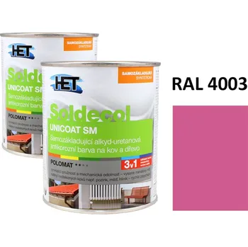 univerzální barva Soldecol UNICOAT SM 0,75 L RAL 4003