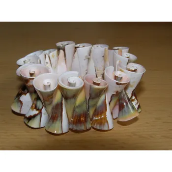 Drahý kámen Mušle - Náramek kornoutky - knm12