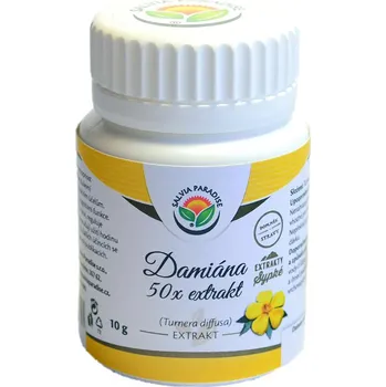 Přírodní produkt Salvia Paradise Turnera diffusa Damiána 50X extrakt 10 g