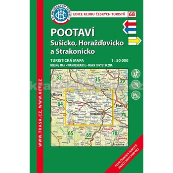 Pootaví, Sušicko, Horažďovicko a Strakonicko (68) 1:50 000 - KČT